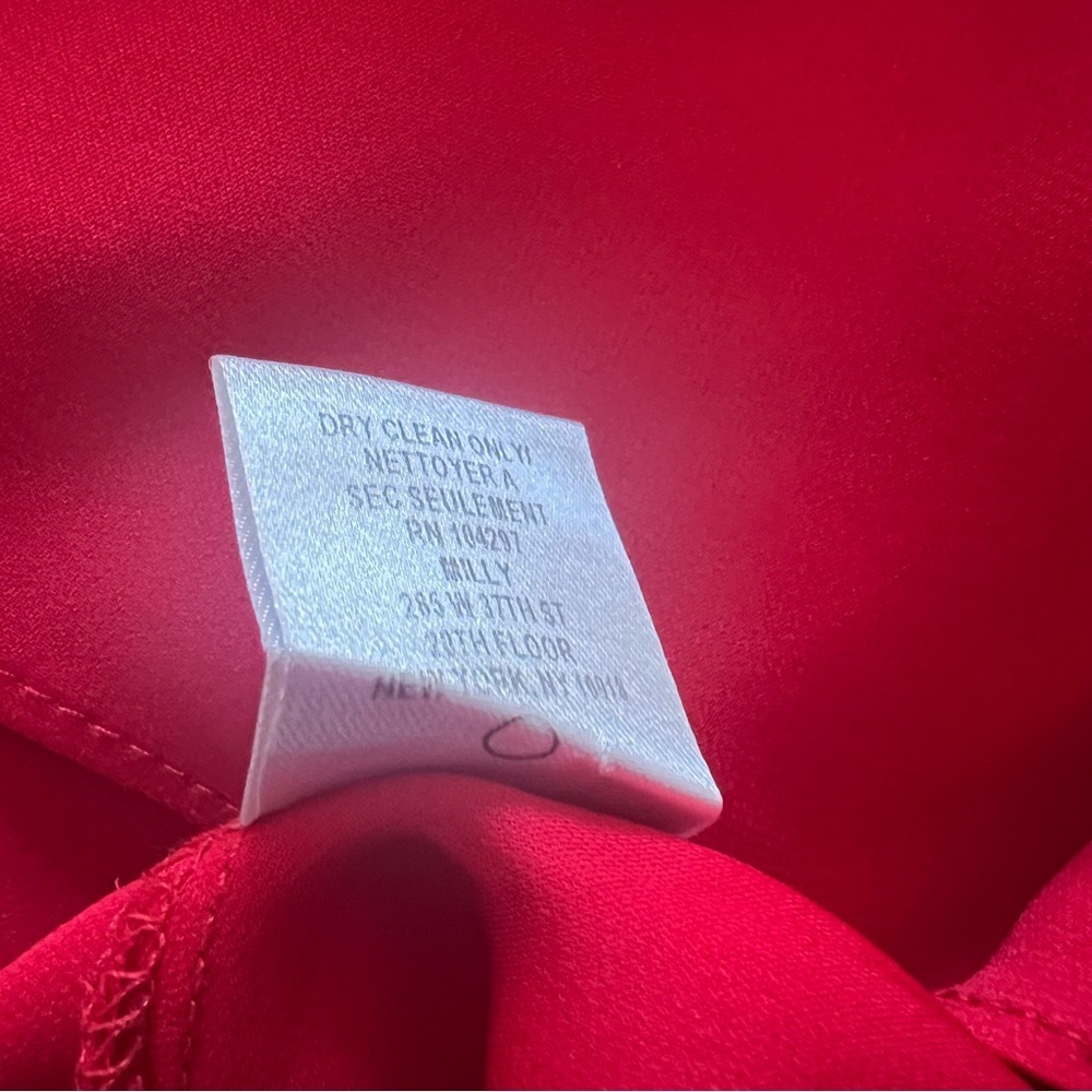 Milly Solid Red Blouse - image 3